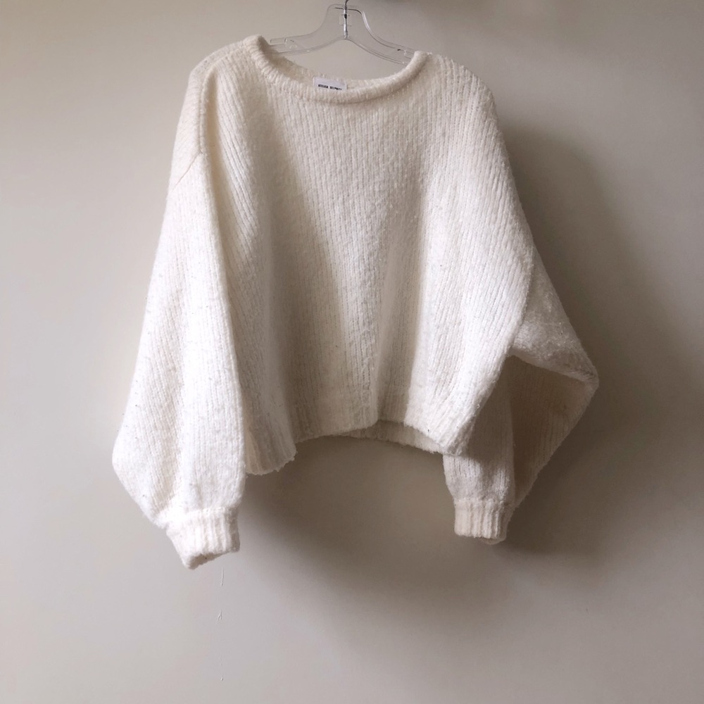 atelier delphine balloon sleeve sweater